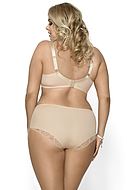 Comfortable bra, lace, bow, C to M-cup
